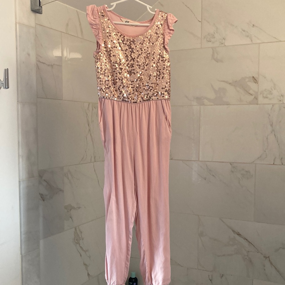Girls sequin romper